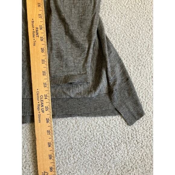 Eileen Fisher Sweater Medium Wool Alpaca Pullover Light Round Neck Gray Minimal - Picture 11 of 14